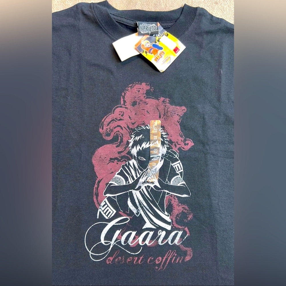 2002 Naruto Gaara Desert Coffin Tee M DSWT